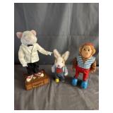 Nomura "Skipping Monkey" & German Wind Up Bunny &