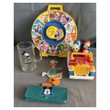 Vintage Disney Toys, Minnie Mouse Cup, Glasses