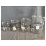 Pyrex Griffin Laboratory Beaker Set 250, 400, 600
