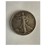 1945 Walking Liberty Half Dollar 90% Silver