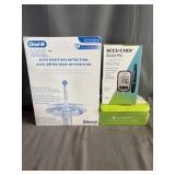Oral B Genius Toothbrush (New), Accu-Check Blood