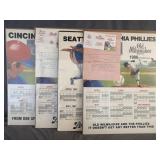 (4) 1985-87 Strohes Beer MLB Schedule Signs