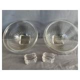 (4) Crystal Salt Wells & (2) Diamond Crystal