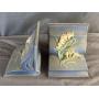 Roseville Pottery "Freesia" Bookends