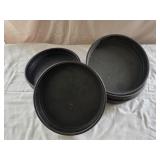 (7) 10' Deep Dish Pizza/Cake Pans