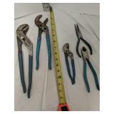 Assorted channel locks