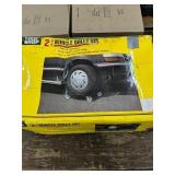 Two-piece vehicle dolly set