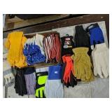 Assorted gloves