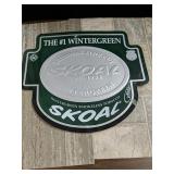 20"x16" metal Skial Sign