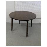 30" wide 22"high Sm. Round Wood Table