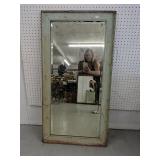 Wood Frame Vintage Mirror 45.5"tall 23"wide