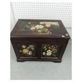 Wood Floral Book With Cook Books 
16"Tall x