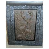 22"x26.5" Metal 3D Deer Picture