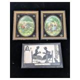 5.25"x 6.25" Needl Paintings 
And Shadow Art