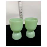 Jadeite egg cups
4.25" Tall