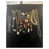 A lot of costume jewelry