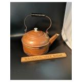 Copper tea kettle
Approximately 7-in tall and