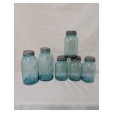Blue Ball jars
