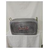 Vintage Coca-Cola cooler
 23" wide 13"Tall 13.5
