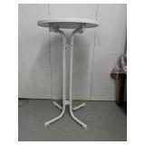 White Bar Table 
42" Tall 23" Wide