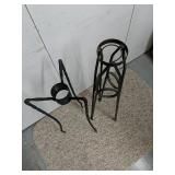 Outdoor Candle Holders 
Approximately 32-in tall