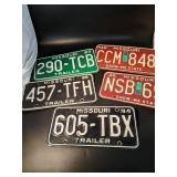 Missouri license plates