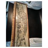 Antique Worker Picture 
30" long by 8"
Glass is