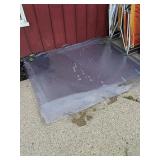 3- large Plastic Office floor mats
5