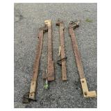 Wooden vices 55" Long