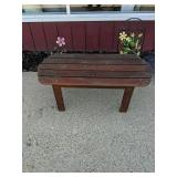 Wooden outdoor bench
50"Tall 40"long 19"wide
