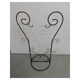 Vintage met al plant stand for hanging