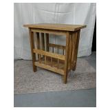 Wood side table
23.5" Tall 22.5"x 15"