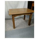Wood end table or Kids Table 
20" Tall 24"x28"