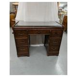 Antique desk with glass top
30" Tall 40" wide
