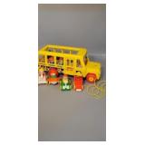 Fisher price bus and toys