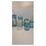 Ball Mason jars 
(6)