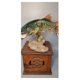 Fish sculpter 
Great Northern pike by George