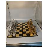 Collector series chess set with matching board
