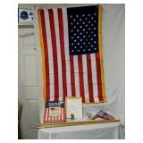 US flag 1960 from DC
- large 50-star flag came