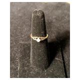 10K Gold Heart Ring