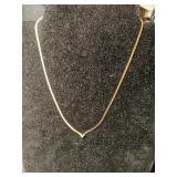 14K Gold Necklace 16" Italy
