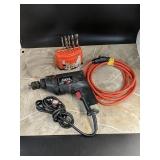 Skill hammer drill
Drill bits and an extension