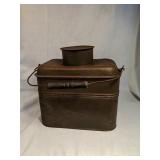Antique miners lunch box