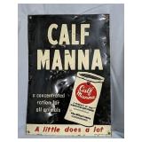 Elbers milling company metal sign
Calf