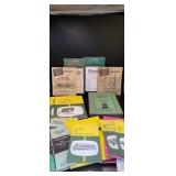 Vintage John Deere operating manuels, parts price