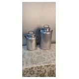 VINTAGE PRISCILLA WARE ALUMINUM MILK / CREAM PAIL