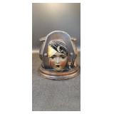 Vintage Wooden Swami Face Figure Cigarette