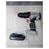 Porter-Cable 1/2 inch 20 volt cordless drill. One