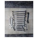 assortment of Craftsman wrenches