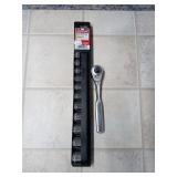 Craftsman 11-piece socket set and Ratchet